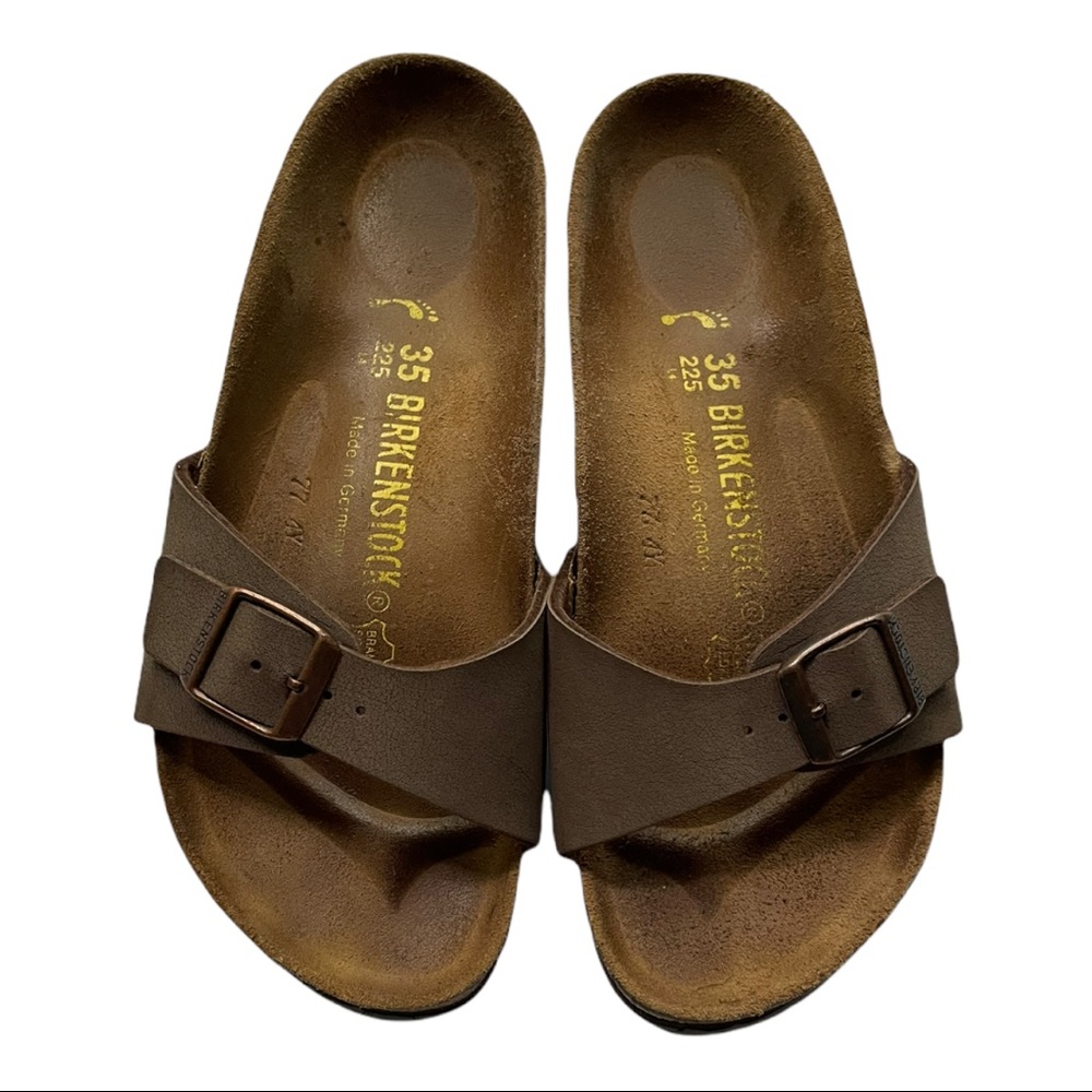 Birkenstock Brown Kids Slide Sandals